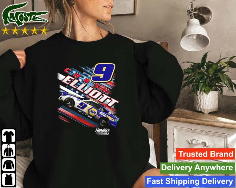 Chase Elliott Hendrick Motorsports Team Collection Patriotic Fuel Sweatshirt