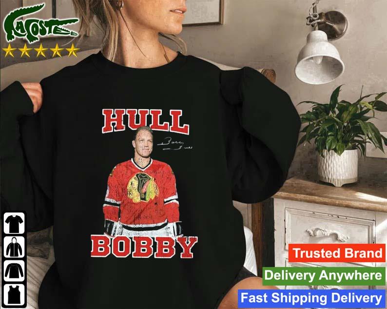 Chicago Hockey Robert Hull Bobby Hull Signature Sweatshirt