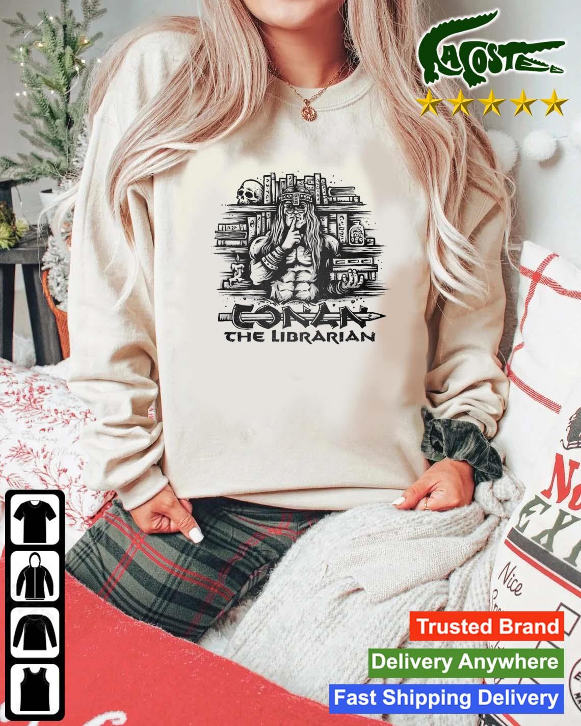 Conan The Librarian T-s Mockup Sweater