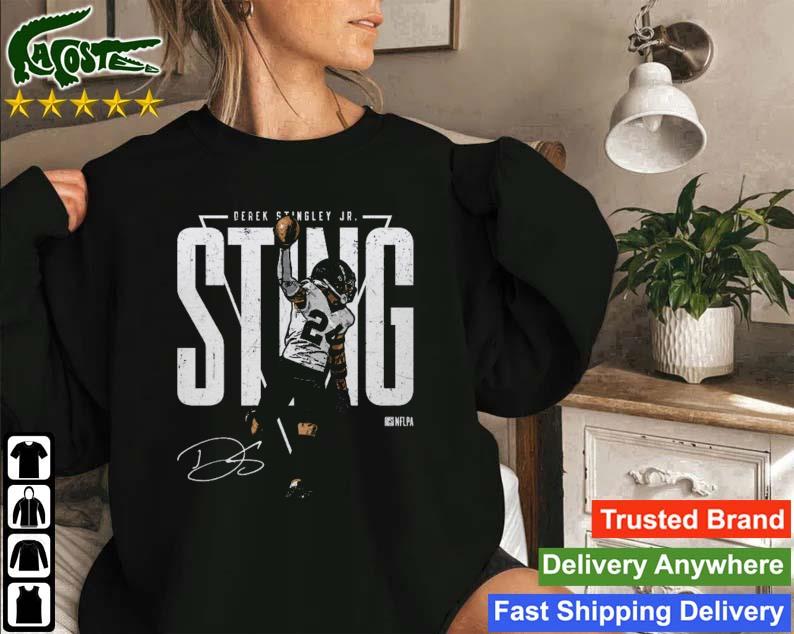 Derek Stingley Jr. Houston Sting Signature T-s Sweatshirt