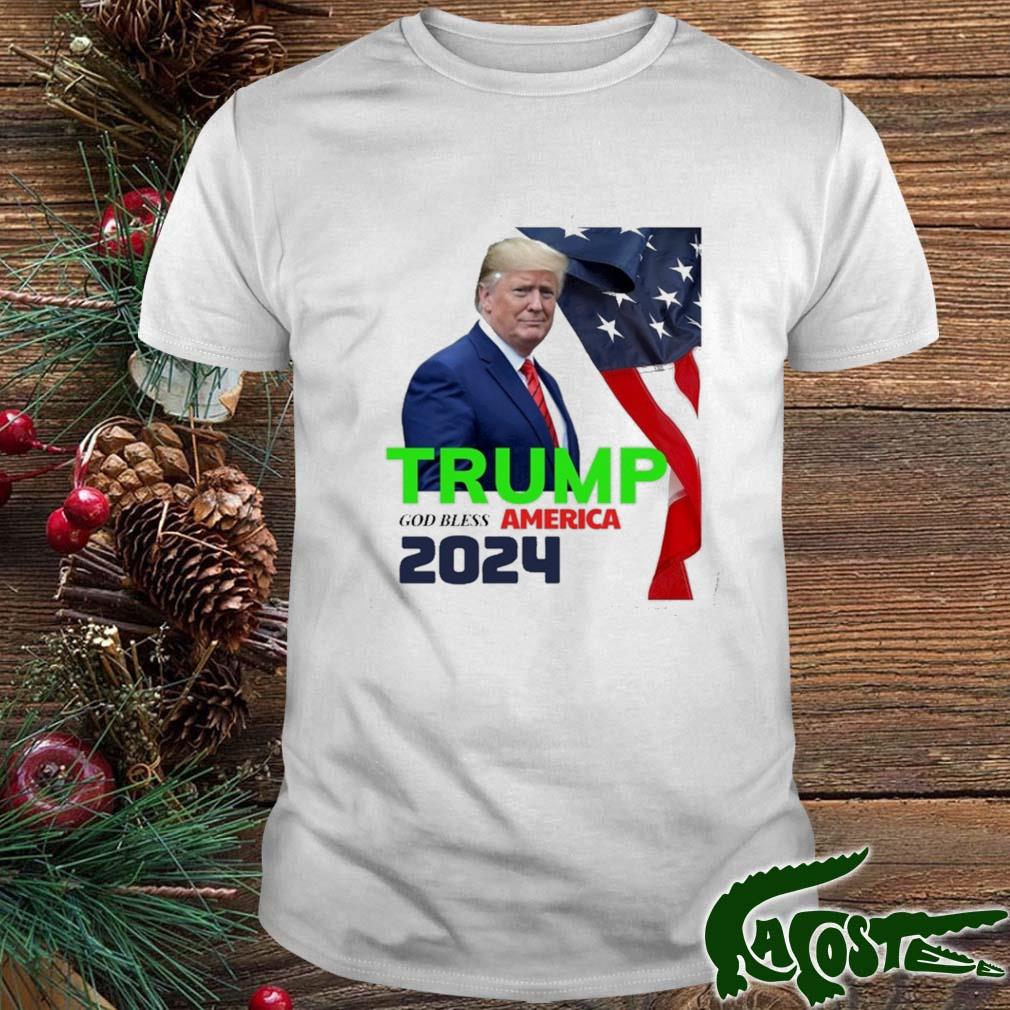 Donald Trump God Bless America 2024 T-shirt