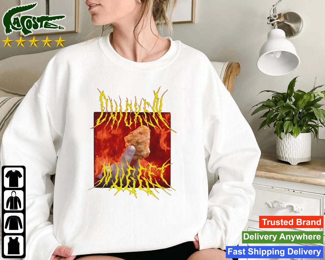 Dopamine Goods Merch Chicken Nugget Heavy Metal Sweatshirt