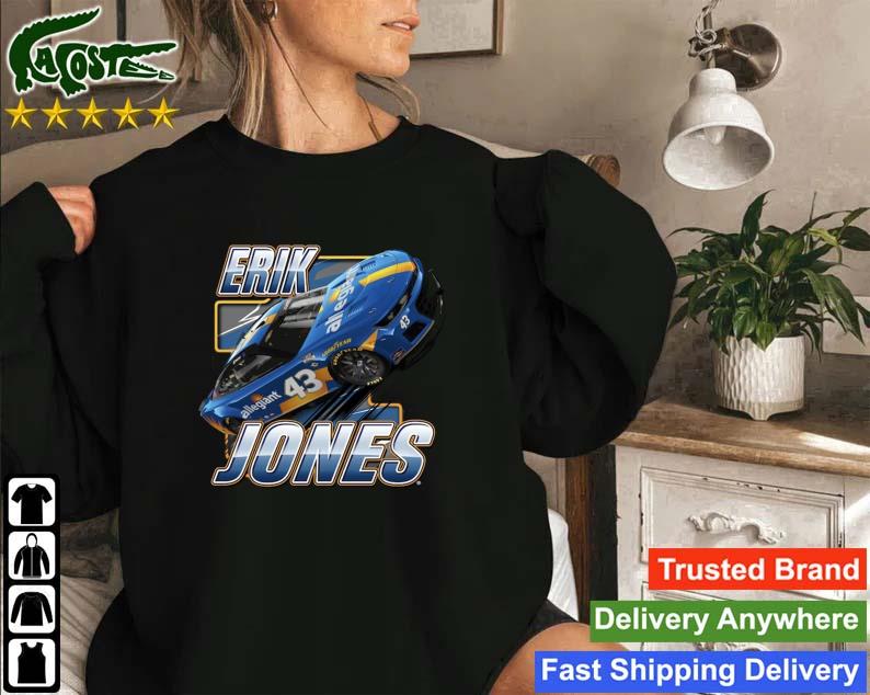 Erik Jones Legacy Motor Club Team Collection Navy Blister Sweatshirt