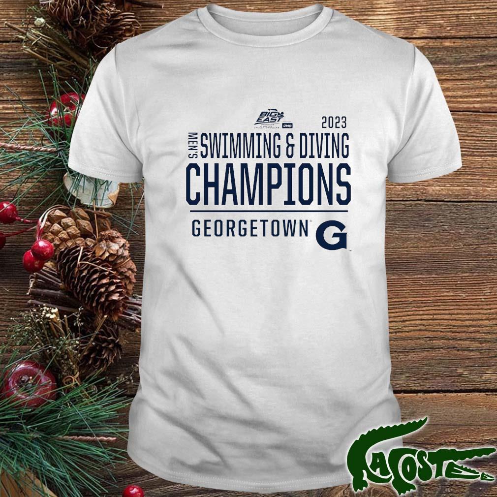 Georgetown Hoyas 2023 Big East Men's Swimming And Diving Champions T-shirt