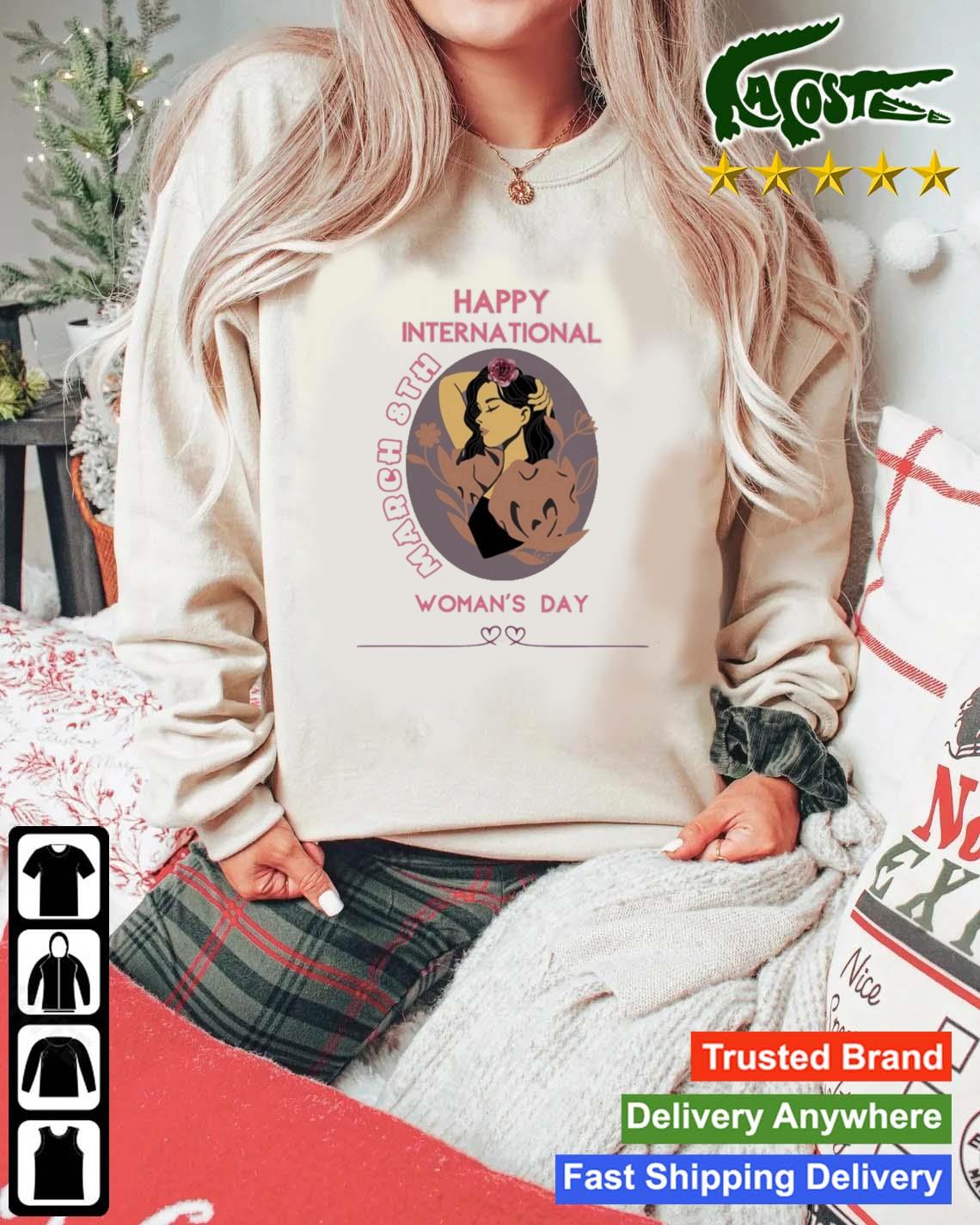 Happy International Women's Day March 8th 2023 T-s Mockup Sweater