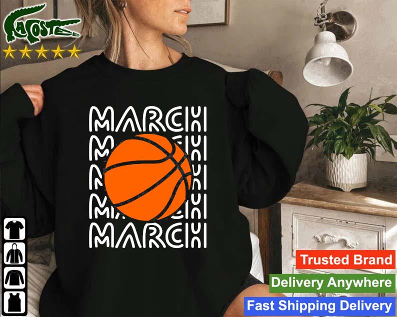 Happy March Madness Basketball Sweatshirt
