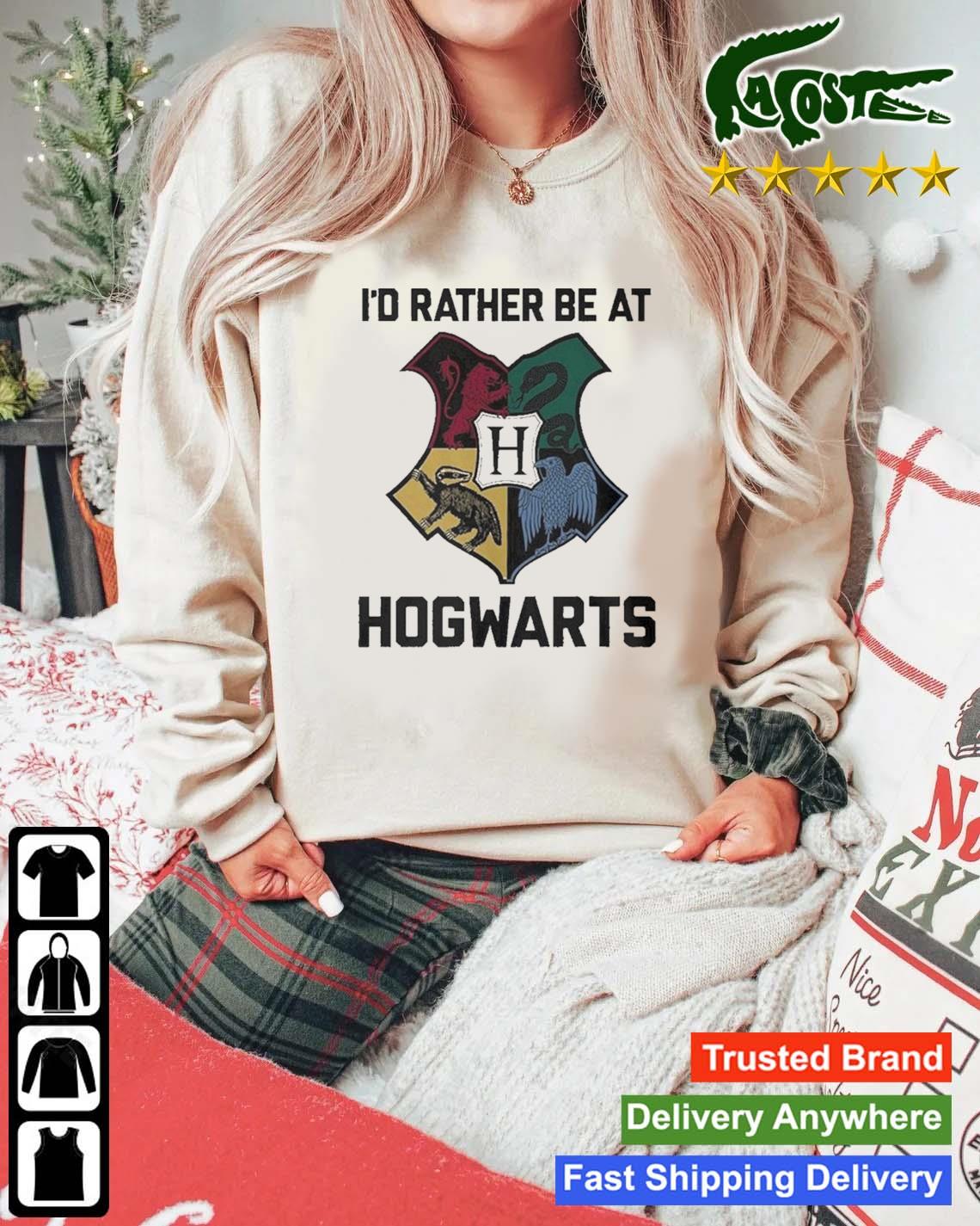 Harry Potter Bioworld Youth I'd Rather Be Sweats Mockup Sweater