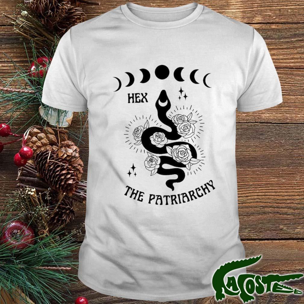 Hex The Patriarchy Feminist Moon Phase Snake T-shirt