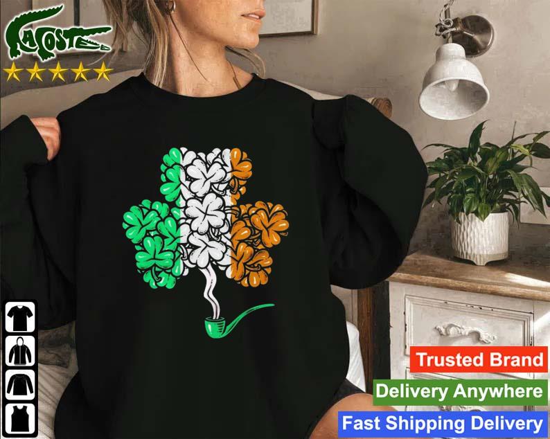 Irish Shamrock Lucky Leaf Funny St Patrick's Day Sweatshirt
