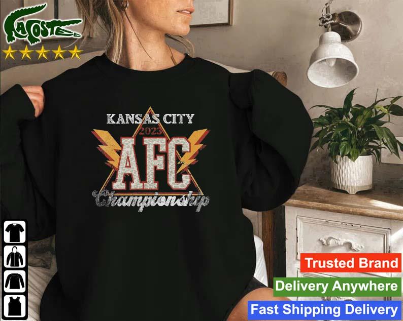 Kansas City Afc Championship 2023 Leopard Sweatshirt