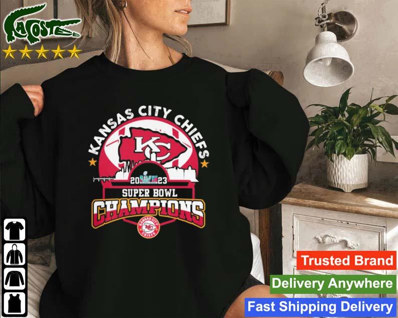 Kansas City Chiefs 2023 Lvii Super Bowl Champions Men's Sweatshirt