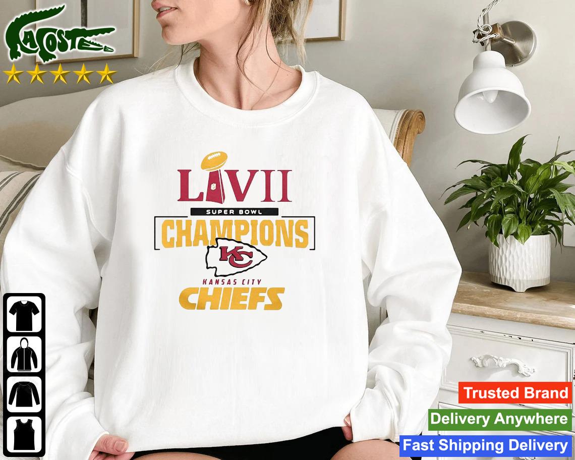 Kansas City Chiefs Football Chiefs Lvii Super Bowl Champions Sweatshirt