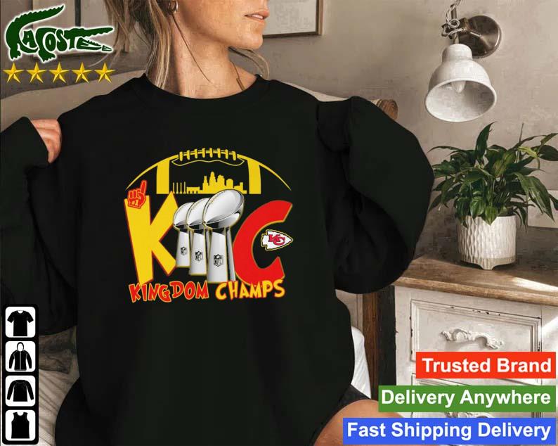 Kansas City Chiefs Kiiic Kingdom Champs T-s Sweatshirt