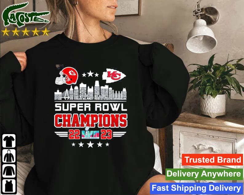 Kansas City Chiefs Skyline Super Bowl Champions Lvii 2023 Sweatshirt