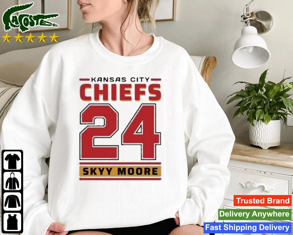 Kansas City Chiefs Skyy Moore 24 Sweatshirt
