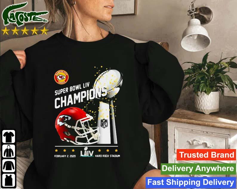 Kansas City Chiefs Super Bowl Liv Champions Hard Rock Stadium Sweatshirt