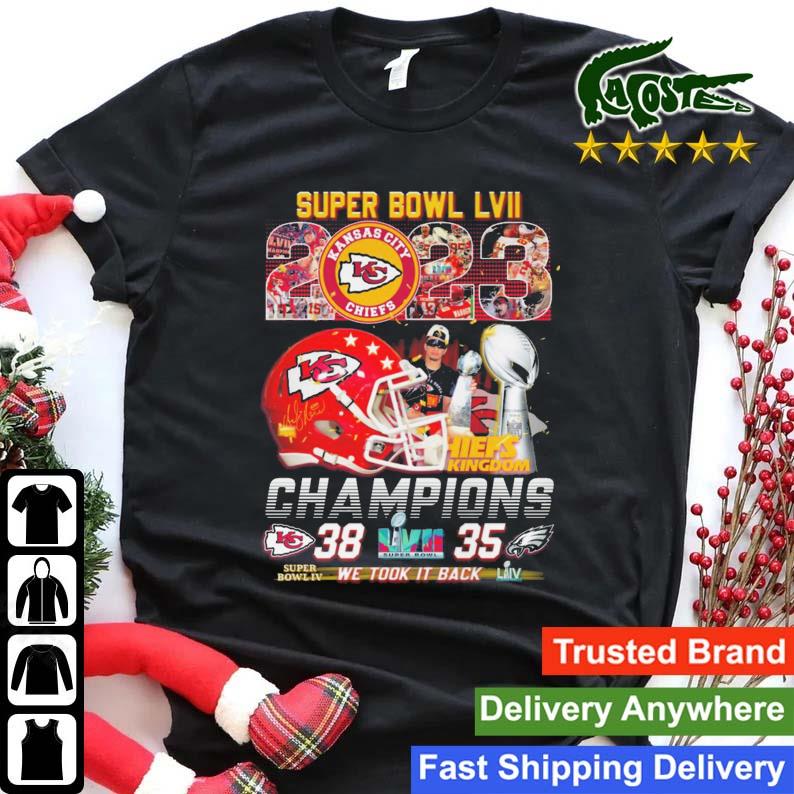 Kansas City Chiefs Super Bowl Lvii 2023 Champions We Took It Back T-shirt
