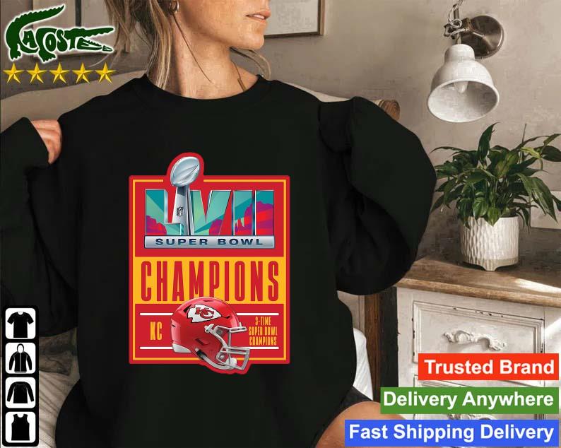 Kansas City Chiefs Super Bowl Lvii Champions 3 Time Super Bowl Champions Sweatshirt