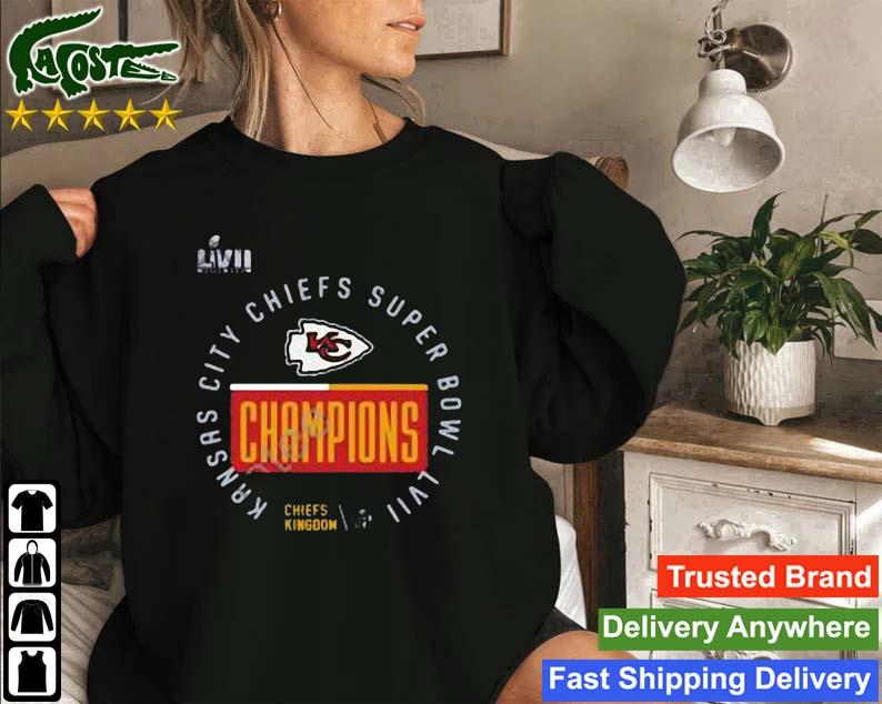 Kansas City Chiefs Super Bowl Lvii Champions Circle Sweatshirt