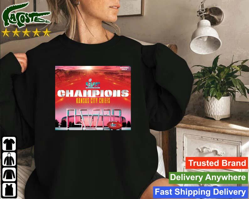 Kansas City Chiefs Super Bowl Lvii Champions Collage Arizona 2023 Sweatshirt