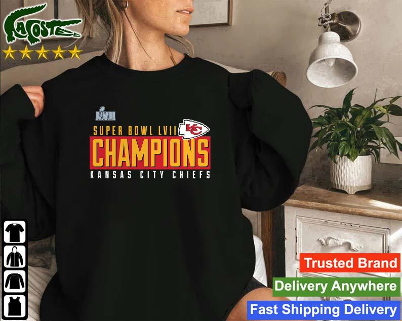 Kansas City Chiefs Super Bowl Lvii Champions Scoreboard Showcase 2023 Sweatshirt