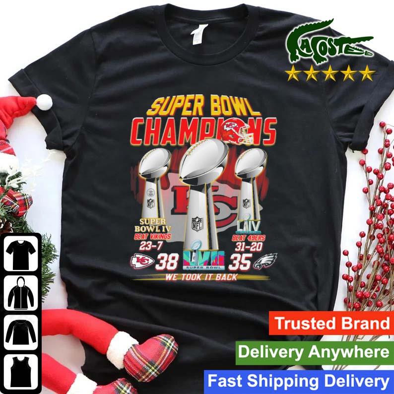 Kansas City Chiefs Super Bowl Lvii Champions We Took It Back T-shirt