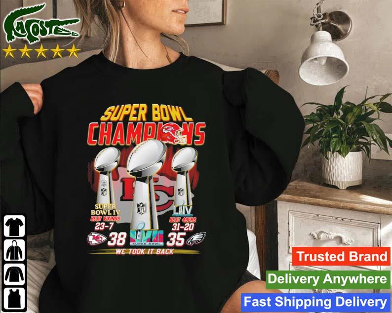 Kansas City Chiefs Super Bowl Lvii Champions We Took It Back T-s Sweatshirt