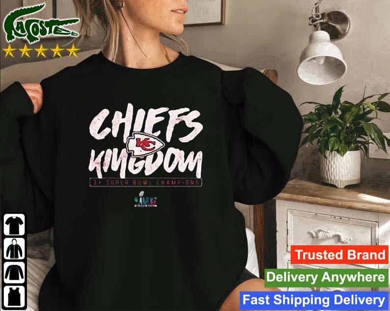 Kansas City Chiefs Super Bowl Lvii Chiefs Kingdom 3x Super Bowl Champions Classic Sweatshirt