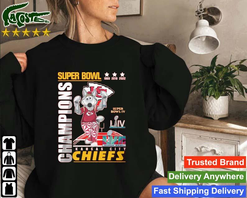 Kansas City Chiefs Wolf Kc Super Bowl Champions 1969 2019 2922 Sweatshirt