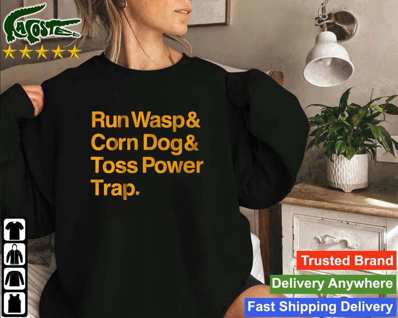 Kansas City Playbook Run Wasp Corn Dog Toss Power Trap Sweatshirt