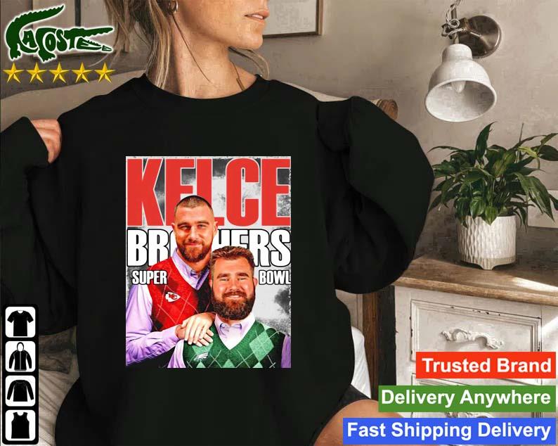 Kelce Brothers Super Bowl Chiefs 2023 Sweatshirt