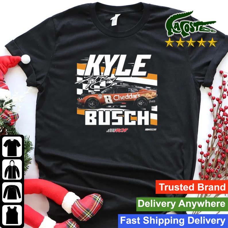 Kyle Busch Checkered Flag Black Fast Or Last Sweats Shirt