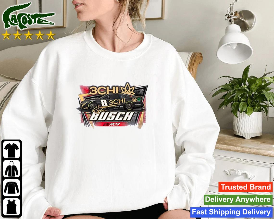 Kyle Busch Richard Childress Racing Team Collection Gray 3chi Car Sweatshirt