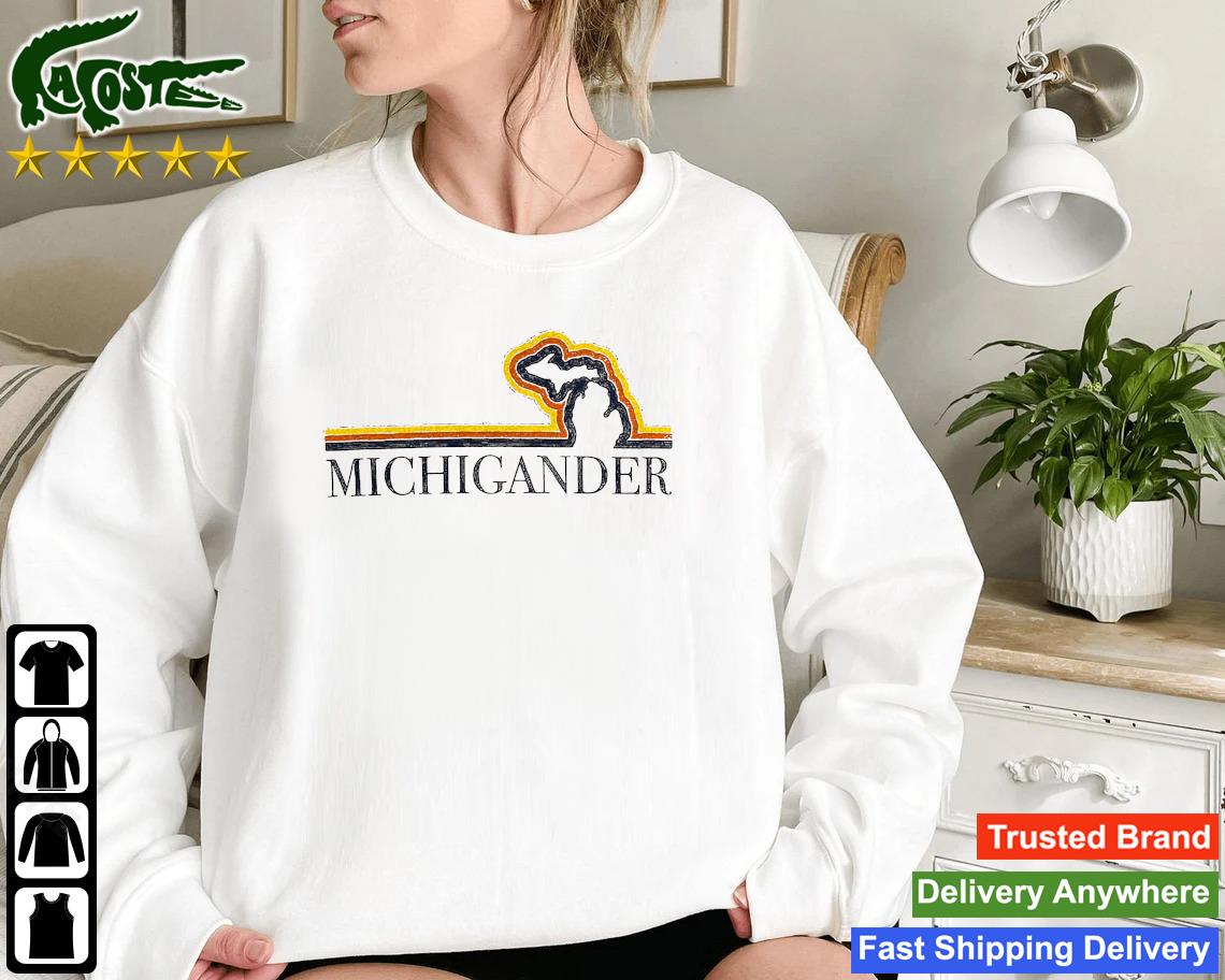 Michigander Stripes Sweatshirt