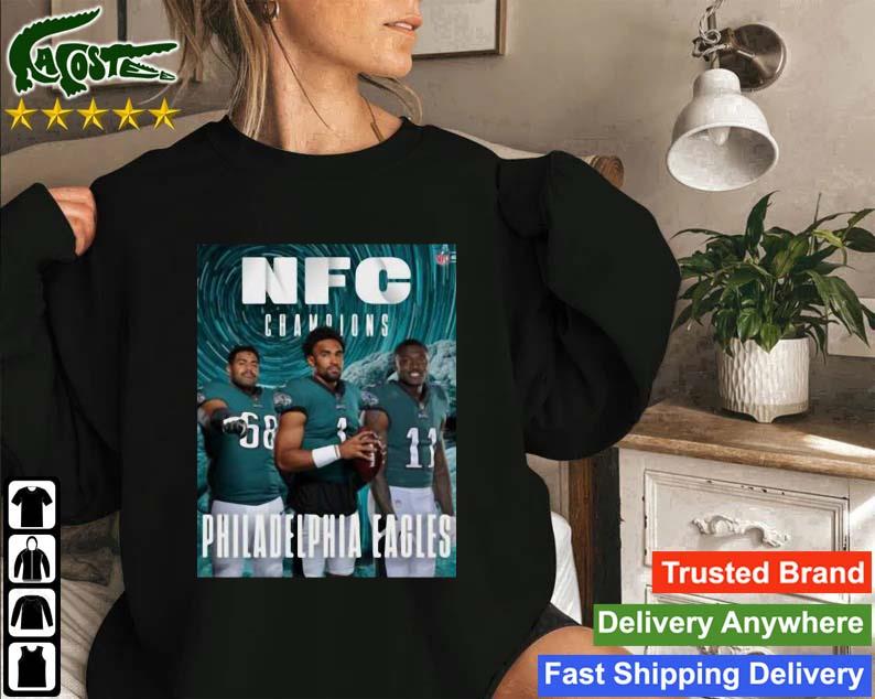 NFC Champions Philadelphia Eagles Poster Sweatshirt