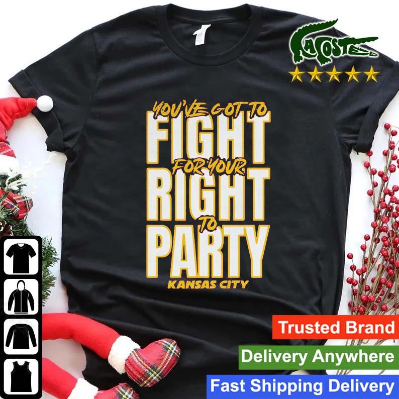Official 2023 Kansas City Chiefs Fight For Your Right To Party Sweats Shirt