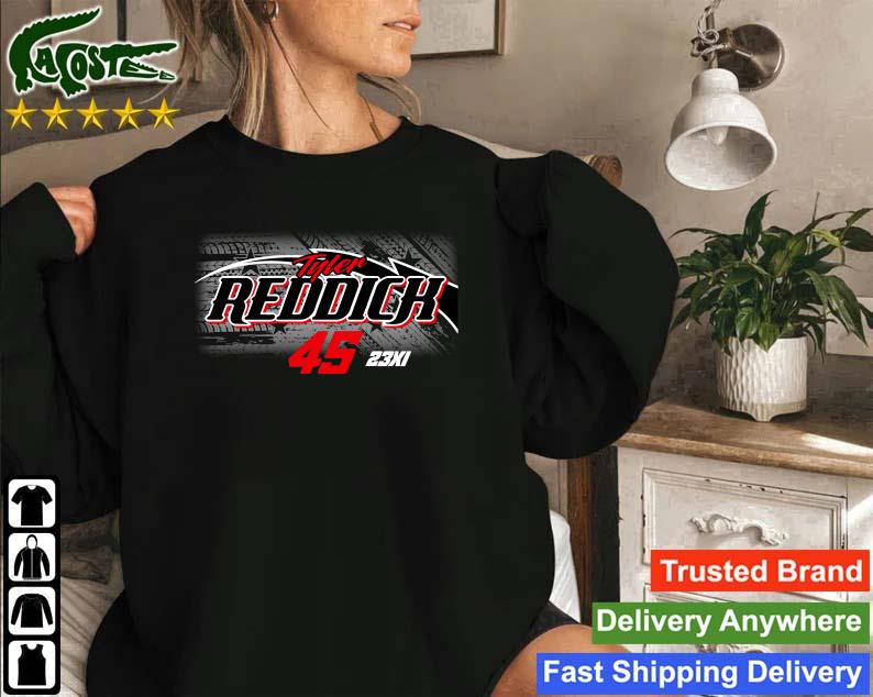 Original Tyler Reddick 23xi Racing Black 2023 #45 Lifestyle Sweatshirt
