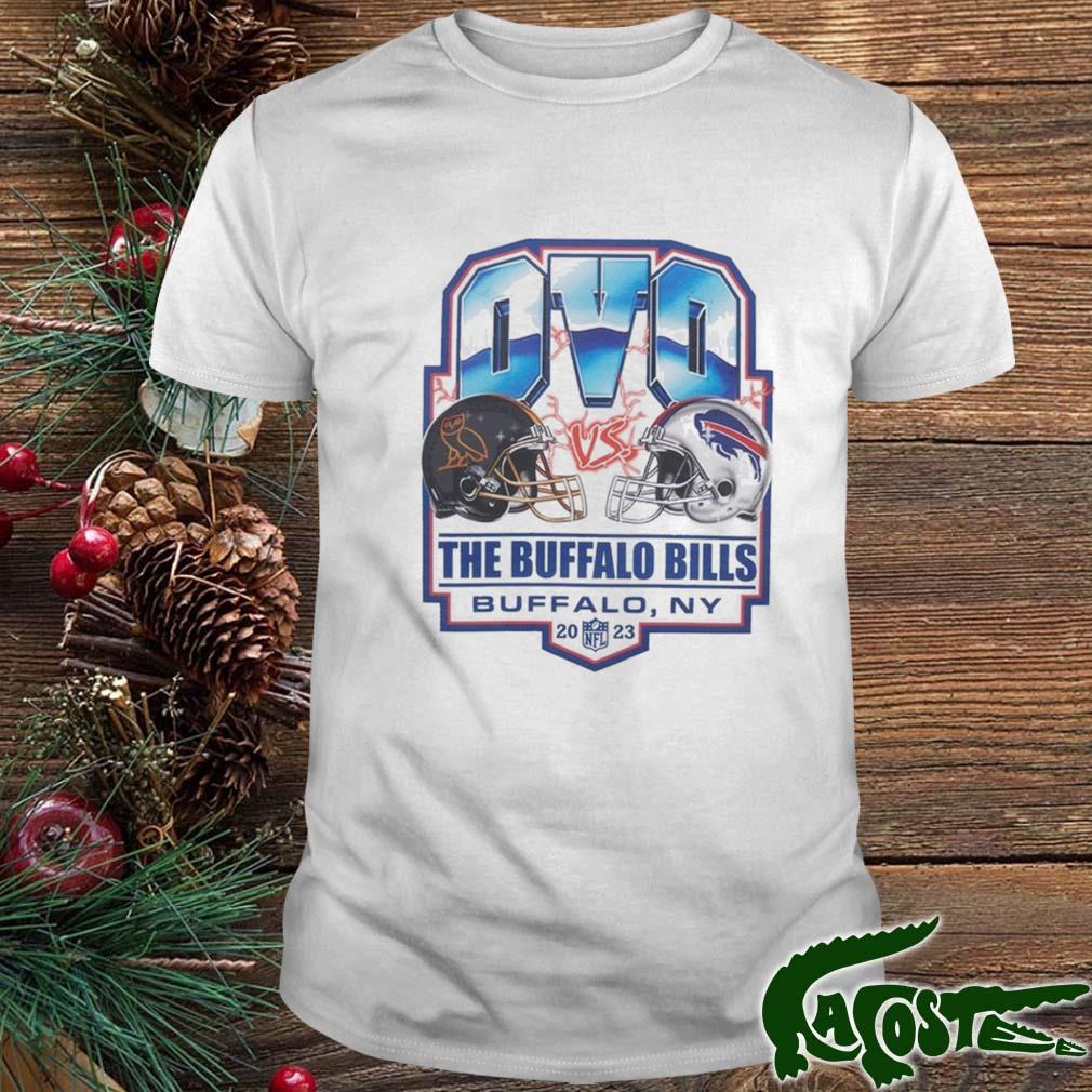 Ovo White Buffalo Bills Helmet Logo 2023 T-shirt
