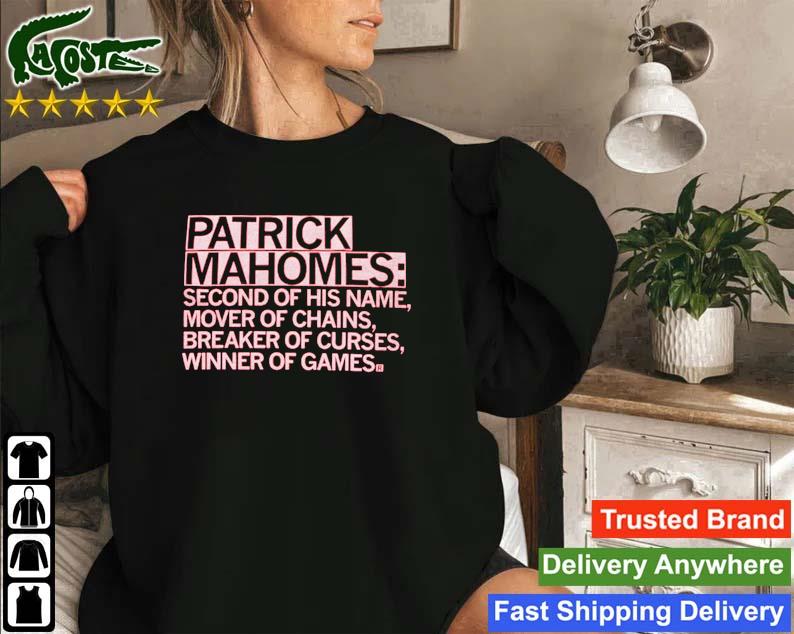Patrick Mohomes Second Of His Name Sweatshirt