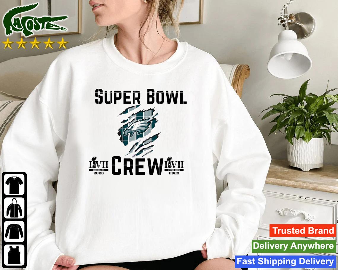 Philadelphia Eagles Super Bowl LVII 2023 Crew Sweatshirt