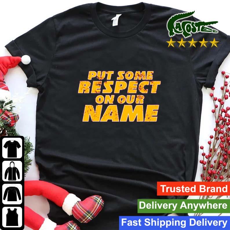 Put Some Respect On Our Name Kingdom Football Vintage Travis Kelce Sweats Shirt