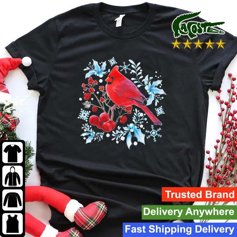 Red Cardinal Bird Lovers Birdwatching T-shirt