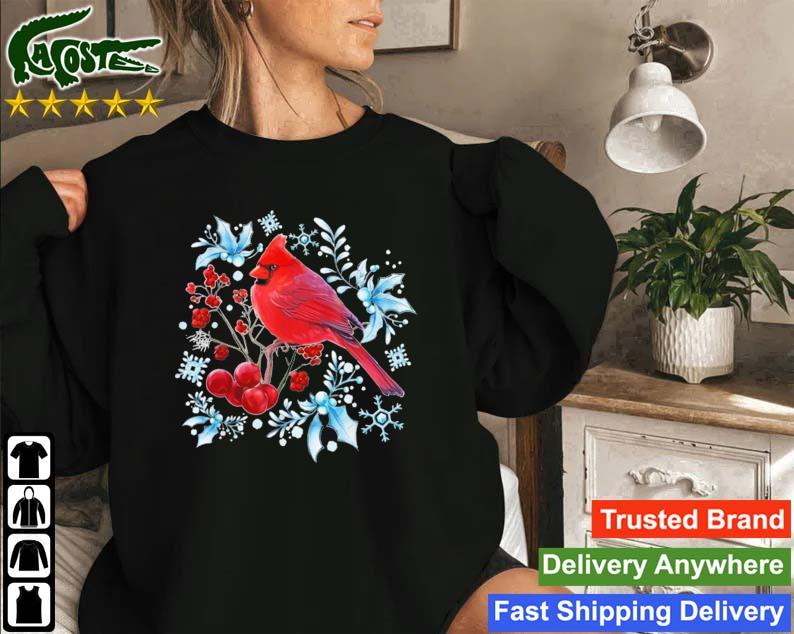 Red Cardinal Bird Lovers Birdwatching T-s Sweatshirt