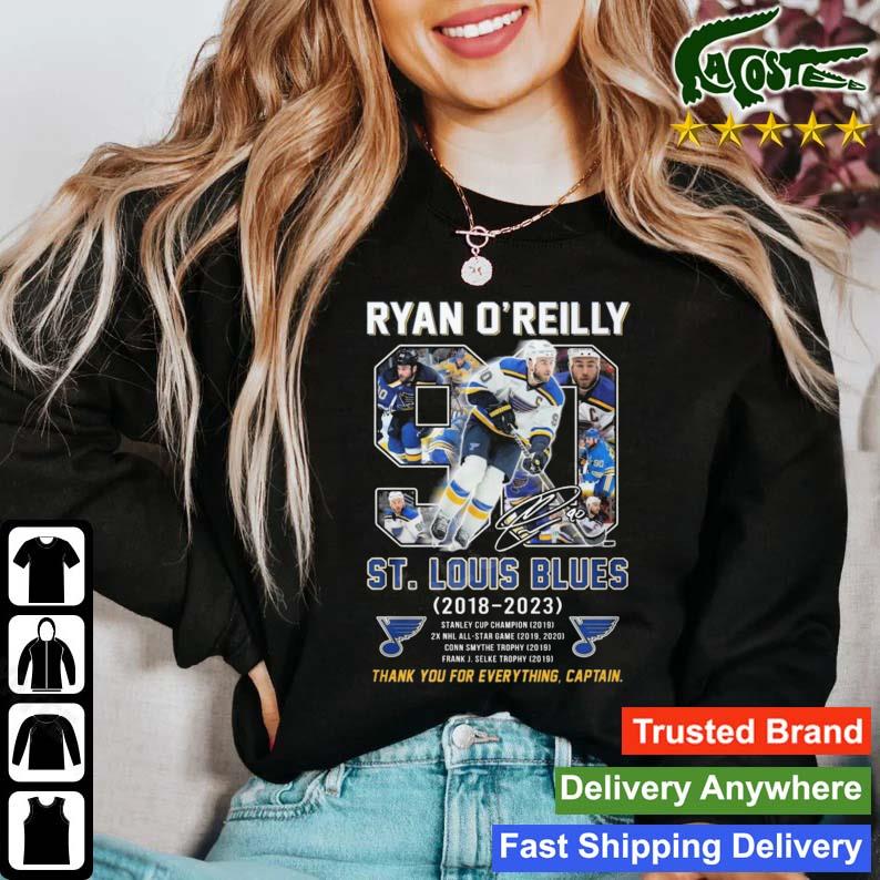Ryan O’reilly St. Louis Blues 2018-2023 Thank You For Everything Captain T-s Sweater