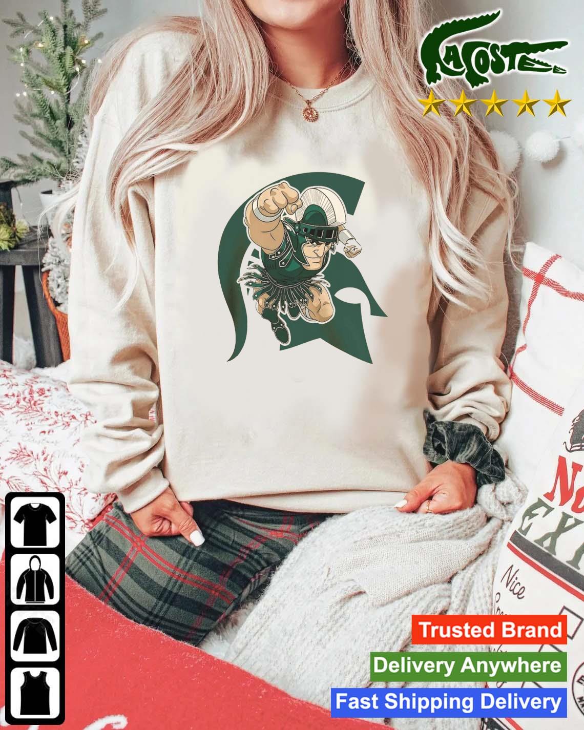 Spartan Strong Msu Trendy We Are All Spartans Donate For Spartan Strong T-s Mockup Sweater