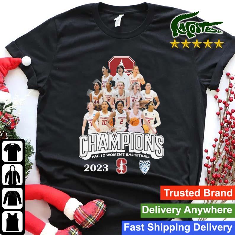 Stanford Cardinal Champions Pac-12 Women's Basketball 2023 T-shirt