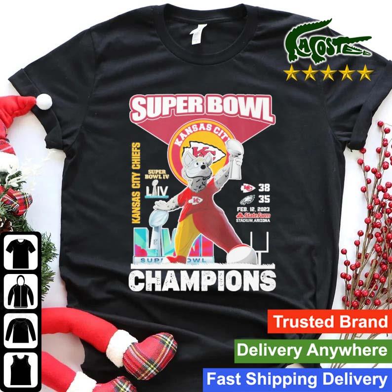 Super Bowl 1969 2019 2022 Champions Kansas City Chiefs Kc Wolf Sweats Shirt