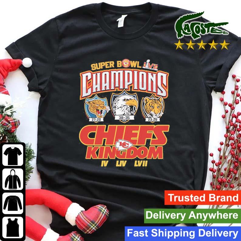 Super Bowl Lvii Champions Kansas City Chiefs Kingdom Iv Liv Lvii Sweats Shirt