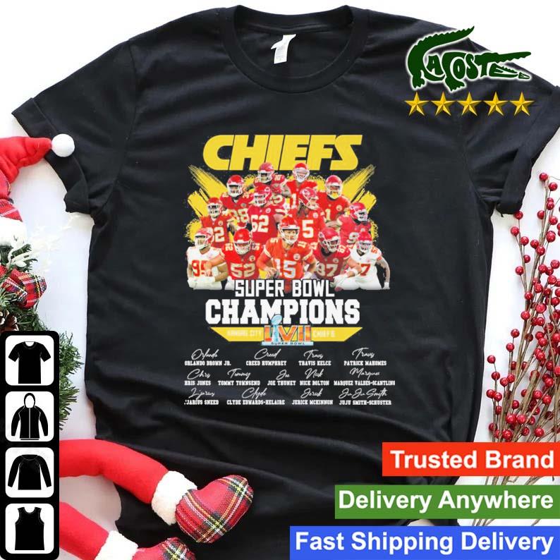 The Chiefs Super Bowl Lvii Champions Signatures Sweats Shirt