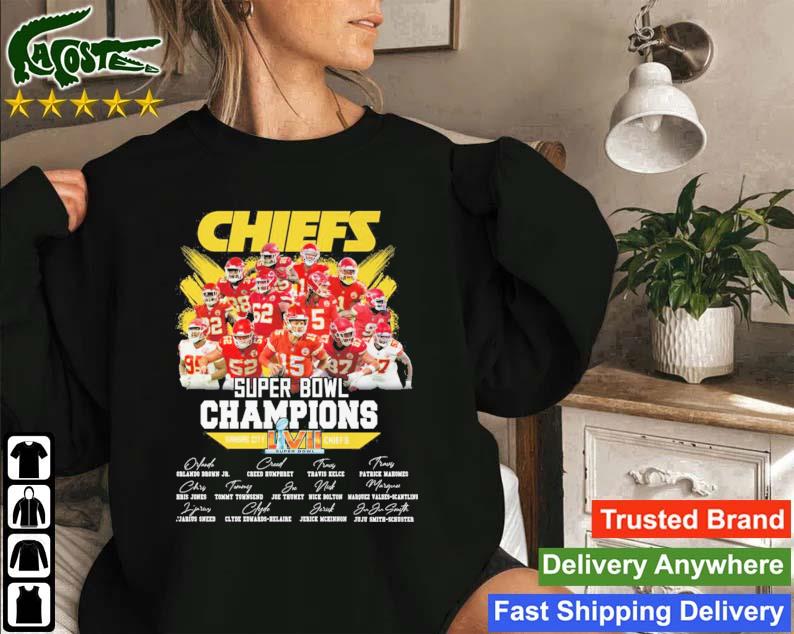 The Chiefs Super Bowl Lvii Champions Signatures Sweatshirt